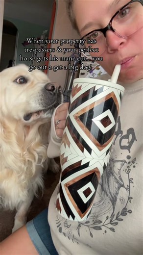 Yup we went out & adopted a great big farm puppy! #farmdog #dog #adoptadog