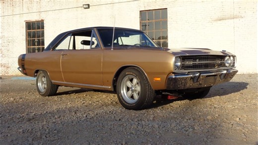 1969 Dart GT in classic poly gold