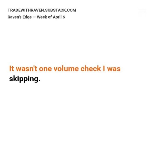 Raven’s Edge — Week of April 6