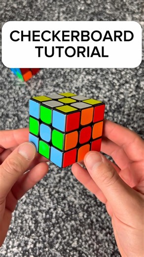 3x3 Checkerboard Tutorial #cubing