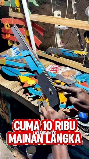 Mainan Tembakan Kayu Triplek FF SG Meteor