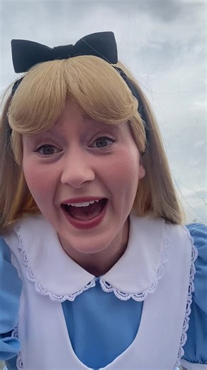 Exploring Tokyo Disneyland with Alice in Wonderland Face Character!
