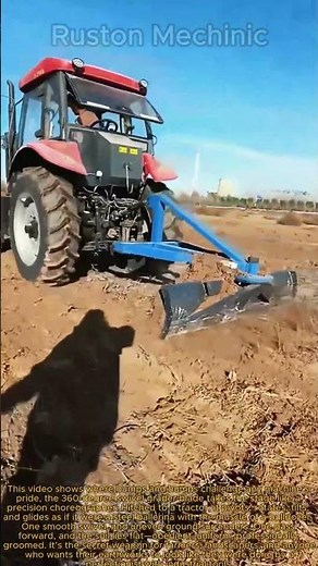 Achieve a Perfect Grade Every Time with This 360-Degree Swivel Grader Blade