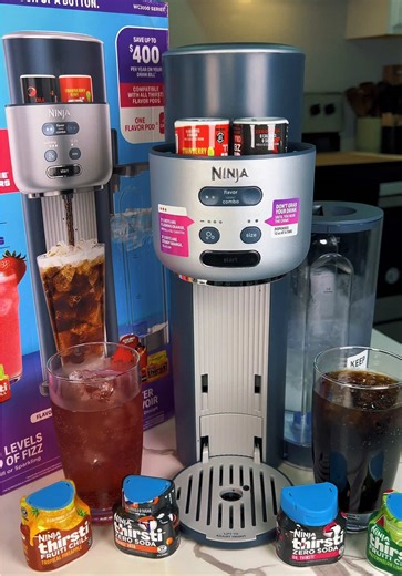 Create Refreshing Soda Drinks at Home with Ninja Thirsti