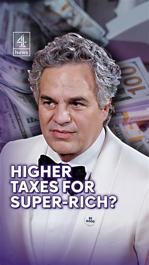 Channel 4 News on Instagram: "Almost 400 billionaires and millionaires from 24 countries have signed an open letter urging leaders to increase taxes on the world's wealthiest people. The letter released to coincide with the Davos economic summit has been signed by well known names including the actor Mark Ruffalo and the musician Brian Eno. They say that a "handful of global oligarchs with extreme wealth" have "cost everyone else everything else" and are driving society towards breakdown. #Tax #