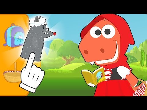 Learn with Eddie how to dress up as Little Red Riding Hood 👗 Eddie the dinosaur learns a fairy tale