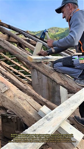 Clever Roofing Trick Makes Timber Construction Easier!