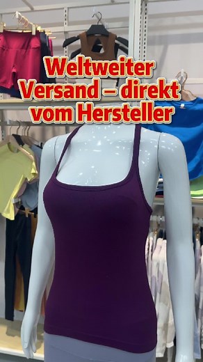 Yoga-Kleidung weltweit geliefert: Qualität und faire Preise