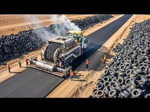 American Engineers Quietly Built Massive Asphalt Roads Using Millions of Old Car Tires