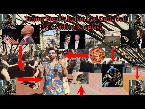 Timmy Break's Italian Dad Outta Jail! (GTA Online Roleplay)
