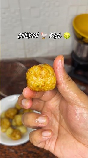 🍗 Chicken Balls – The Simplest Way to Make Them at Home! 😋 #chickensnacks