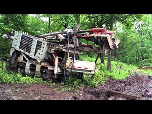 Puits artésien Montmagny Foreuse sur Chenilles