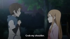 Kokoro Connect Episode 3 - Ain't that a kick in the- on Make a GIF