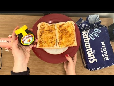 ASMR Sandwich Making - Marmite