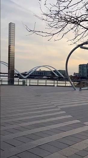 Elegance Over the Anacostia: The Majestic Frederick Douglass Memorial Bridge Shining in Navy Yard