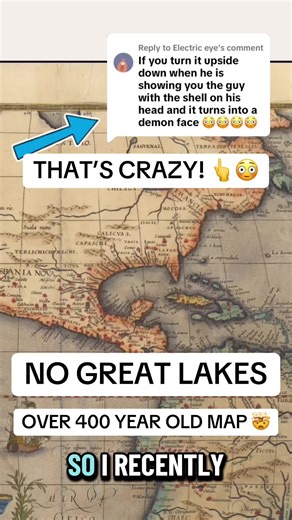 Replying to @Electric eye No Great Lakes. Symbolism. Lake superior Lake Huron Lake Erie Lake, Michigan Lake Ontario. mysterious maps. Ancient maps. Old maps. Ancient times. Turtle Island. North America as turtle Island. 13 moons turtle Island. Turtle shell has 28 days and 13 moons. Tartaria. Tartar people. Tartary. Did Tartaria Exist. Dragons. Were Dragons real. Did dragons exist. Mythical creatures. Mermaids. Birds carrying elephants. ZEELANDIA 1665 MAP - VERY DIFFERENT LOOKING THAN MODERN NEW 