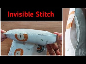 How to Sew: The Invisible Seam Stitch | Hand Sewing Tutorial for Beginners | Ladder/Slip Stitch