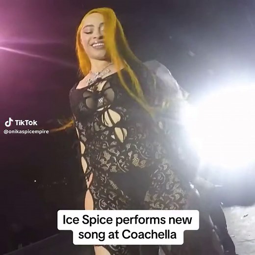 Ice Spice New Song Performance at Coachella