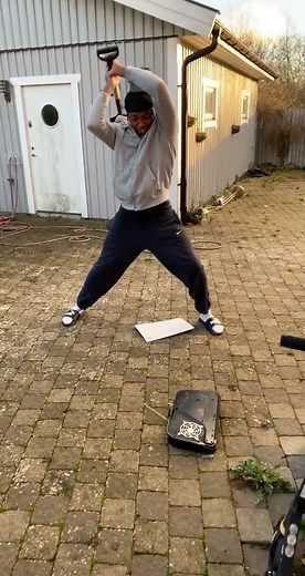 Smashing my PS5 after losing on Fortnite! 😤