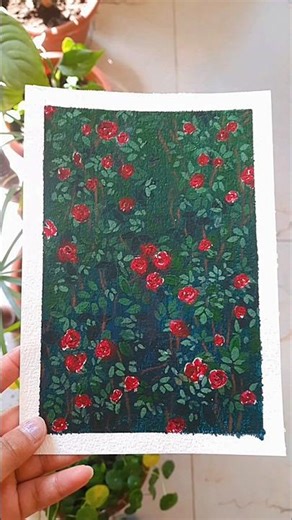 Acrylic painting- Roses #art #acrylicpainting #roses #roseday