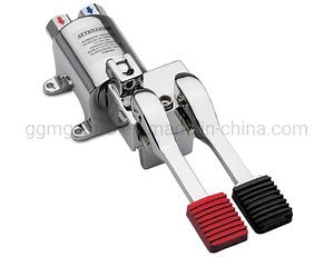 [Hot Item] Foot Control Double Buttons Design Commercial Kitchen Mixer Tap