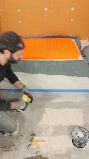 Ditra Heat Mat Installation Tips for Heated Floors | DIY Bathroom Remodel