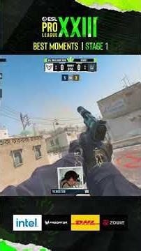 BEST MOMENTS in 3 Min of ESL Pro League Season 23 Stage 1 #esl #epl #cs #cs2