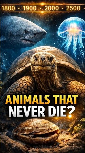 “The Longest Living Animals Ever Discovered 🤔 "