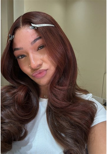 Closure Wig Styles in Ginger Color
