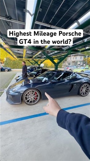 The world’s highest mileage Porsche Cayman GT4?