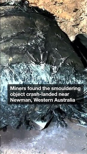 Moment space junk lands near remote Western Australia mine