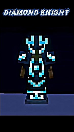 Diamond Knight Armor Trim Combo 🔥 Best Look Ever in Minecraft #minecraft #trending #gaming