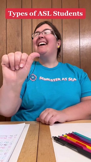 Which #ASL #student were you? 😉🤟🏼 #languagelearning #aslclass #signlanguage #learnasl #bsl