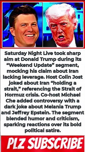 'Weekend Update' Plays A Brutal Card On Trump And His Absurd Iran Claim
