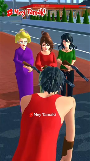 Mothers' Troop Helps Yuta and Mio😲😎😂#sakuraschoolsimulator #shorts