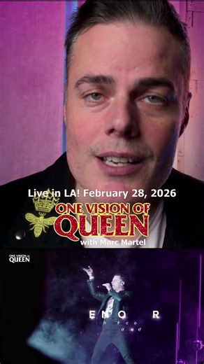Marc Martel's One Vision of Queen RETURNS to LA – One Night Only!