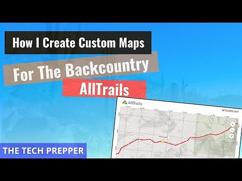 How I Create Custom Print Maps for the Backcountry