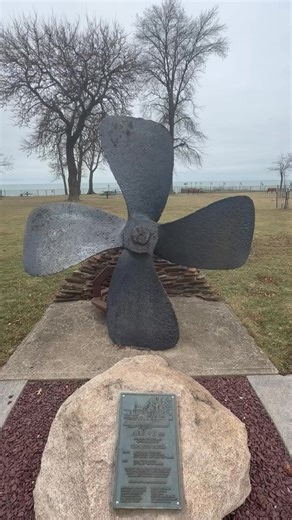 AVON LAKE - the location of the Alva B shipwreck is about one mile West of Avon Point, 100 yards offshore in 12 feet of water. The 73 foot tugboat foundered on November 1, 1917. In 1989 divers recovered the 2390-pound prop, which now rests at Miller Road Park. The history of Lake Erie shipwrecks is quite interesting. #AvonLake City of Avon Lake, OH Avon Lake - The Independent Onlooker | Edmund W. Schuster