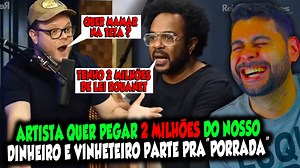 163K views · 12K reactions | ARTISTA QUER 2 MILHÕES da LEI ROUANET e TOMA ESCULACHO DE VINHETEIRO NO PROGRAMA AI VIVO Link pra falar com o Tiago: https://bit.ly/AcesseaSuperAula | Daniel Alvarenga | Facebook