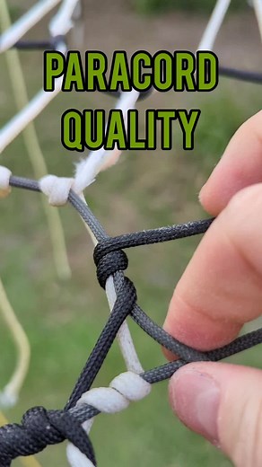 Nylon vs. Polyester Paracord. Be careful where you buy your paracord. Nylon paracord is stronger and (as far as I can tell) more durable. #treenet #treeweb #paracord
