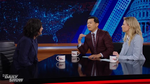 "3 Body Problem" actress Rosalind Chao helps Ronny Chieng work on his American accent with the phrase, "I hate myself" | The Daily Show