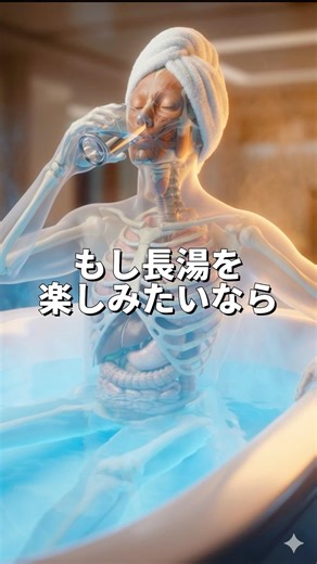 実は危ない？長湯の危険性！ #健康 #雑学