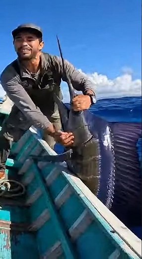Shark Suddenly Grabs a Marlin During Fishing! | Intense Ocean Moment