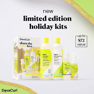 151 reactions · 27 comments | The perfect way to try DevaCurl is with our new limited edition holiday kits, made for your unique curl type! Shop online. | DevaCurl | Facebook