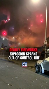 WATCH: A fireworks explosion ignited a deadly fire in a Los Angeles neighborhood, spreading to four homes and requiring dozens of firefighters to bring under control. | Fox News