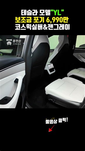 Tesla Model Y/L Cosmic Silver & Stealth Grey #Tesla