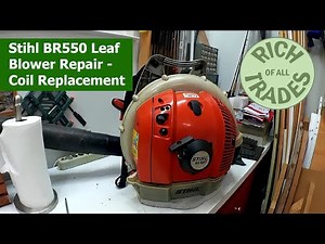 Stihl BR550 Leaf Blower Repair Coil Replacement