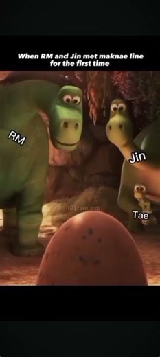 BTS RM,JIN,TAE,JK AND JIMIN DINOSAUR