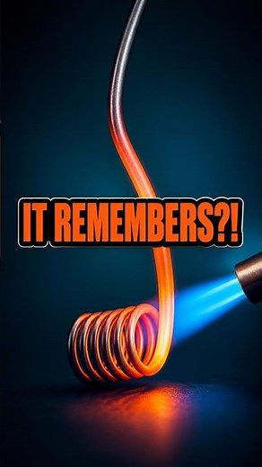 This Metal Remembers Its Shape! 🤯🧲