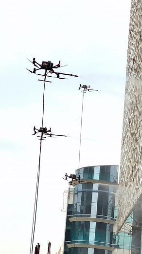 Innovative Facade and Window Cleaning with Drone Technology